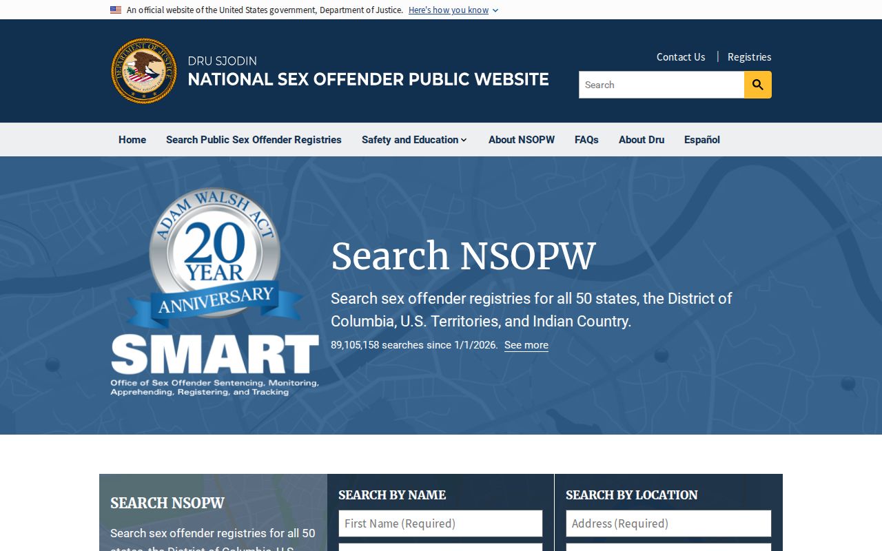 Mora County sex offender search source at the National Sex Offender Public Website